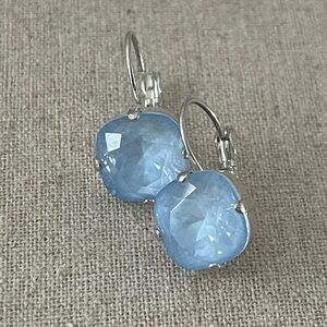 Powder Blue Swarovski Earrings